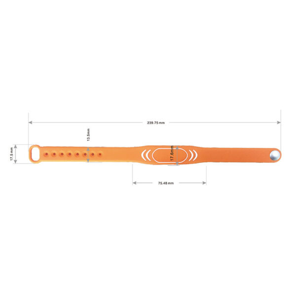 GD06 RFID Silicone Wristband SIZE 800