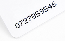 Card craft UID Inkjet Number
