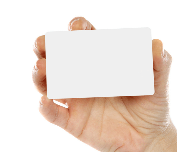 RFID White card 4