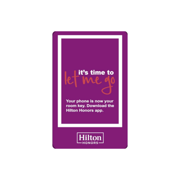Hilton Hotel Key Card 1-2