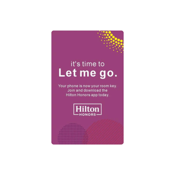 Hilton Hotel Key Card 2-1
