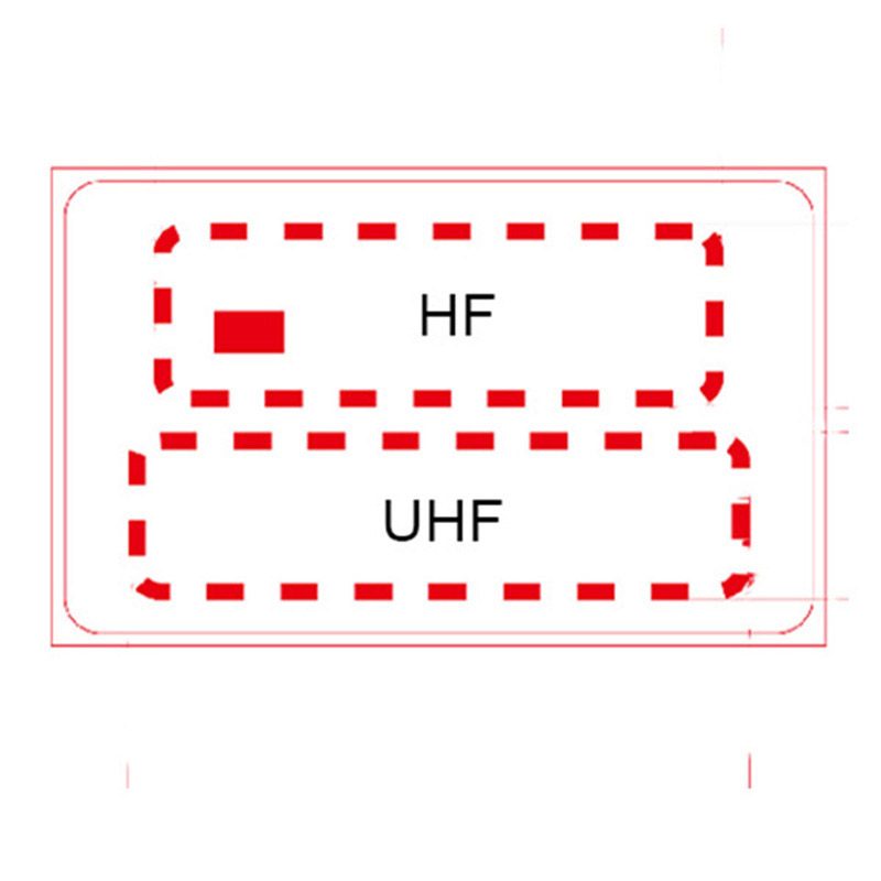 Dual Chip RFID PVC Card hf + uhf
