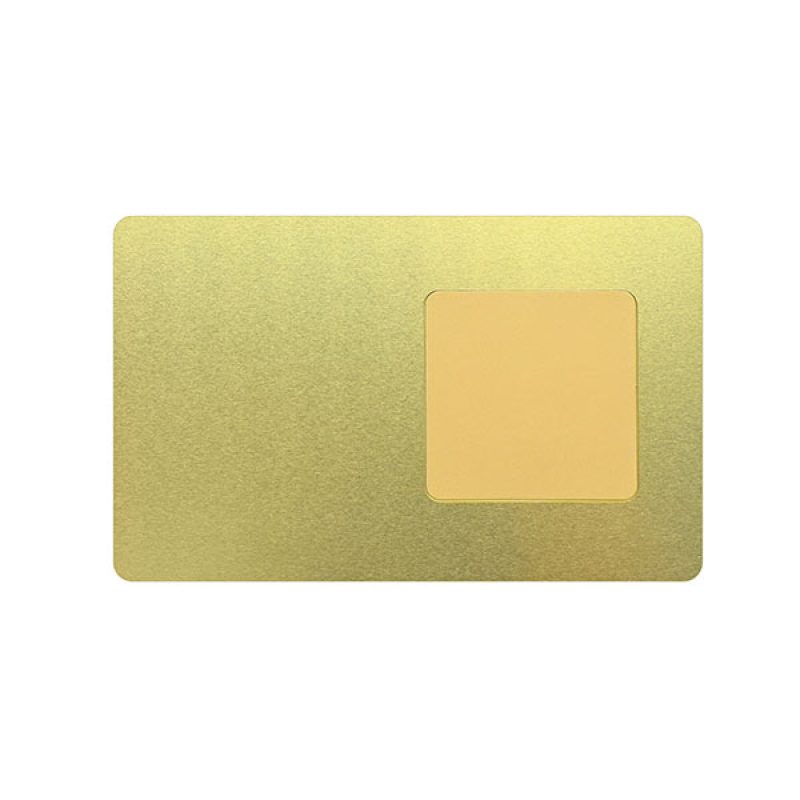 NFC Metal Card Type 1 gold front