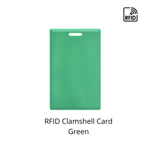 RFID Clamshell Card Green