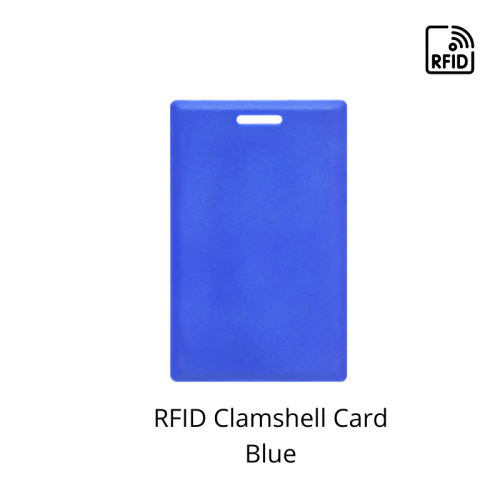 RFID Clamshell Card blue