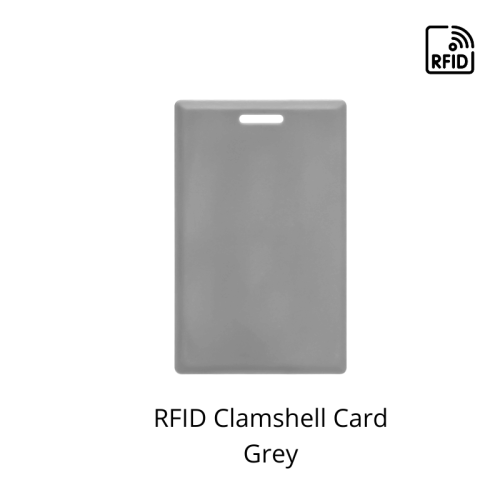 RFID Clamshell Card grey