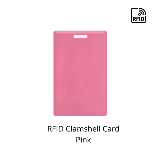 RFID Clamshell Card pink
