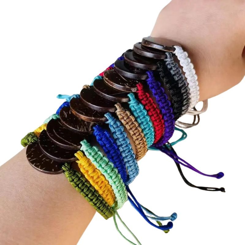 RFID Coconut Shell Wristband Type A 8