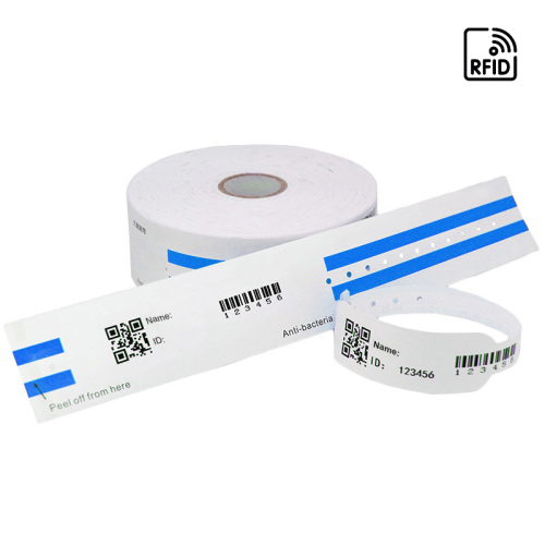 RFID Thermal Paper Wristband Type 1