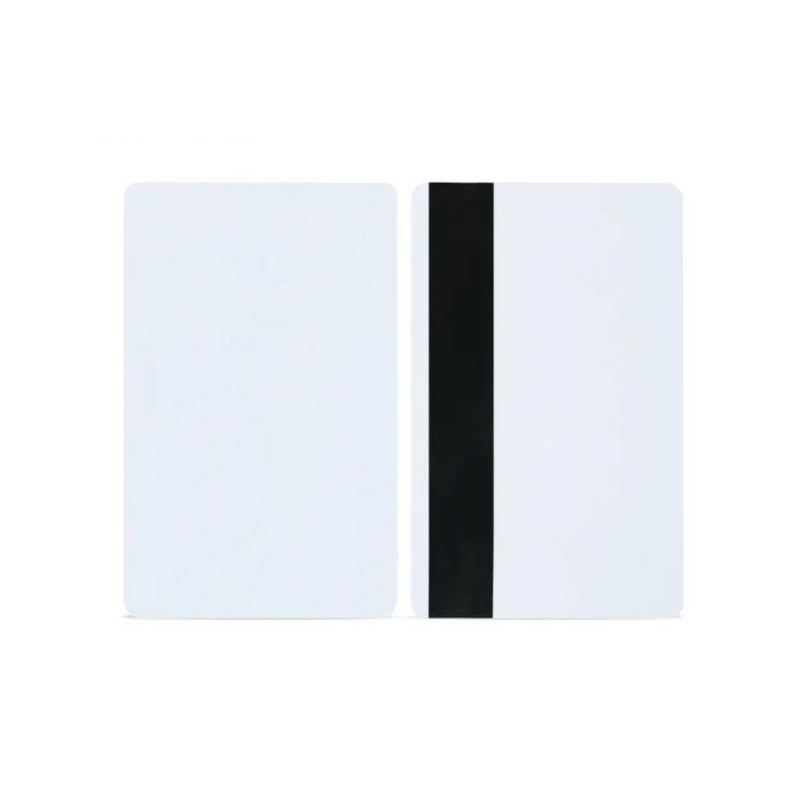 White RFID magnetic stripe card 1